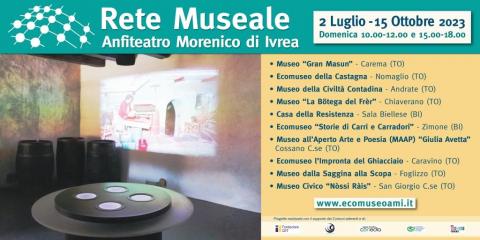 RETE MUSEALE AMI - Edizione 2023 - dal 2/7 al 15/10